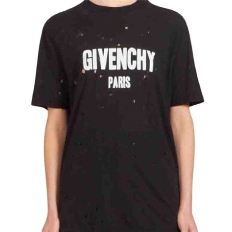 givenchy long sleeve shirt sale|givenchy t shirt with holes.